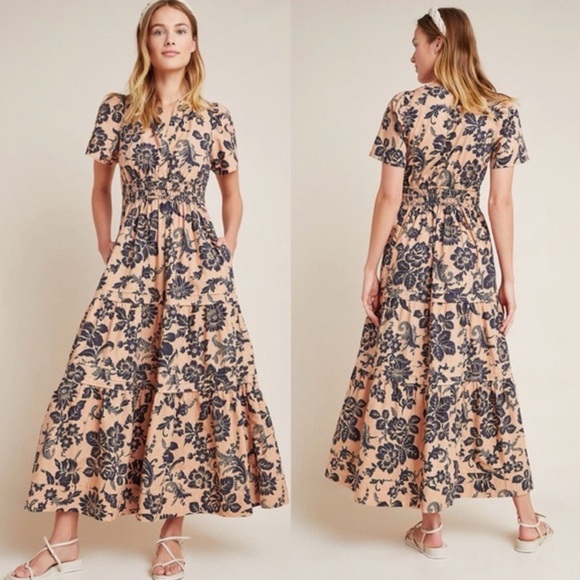 By Anthropologie Dresses & Skirts - Anthropologie Somerset Floral Maxi Dress